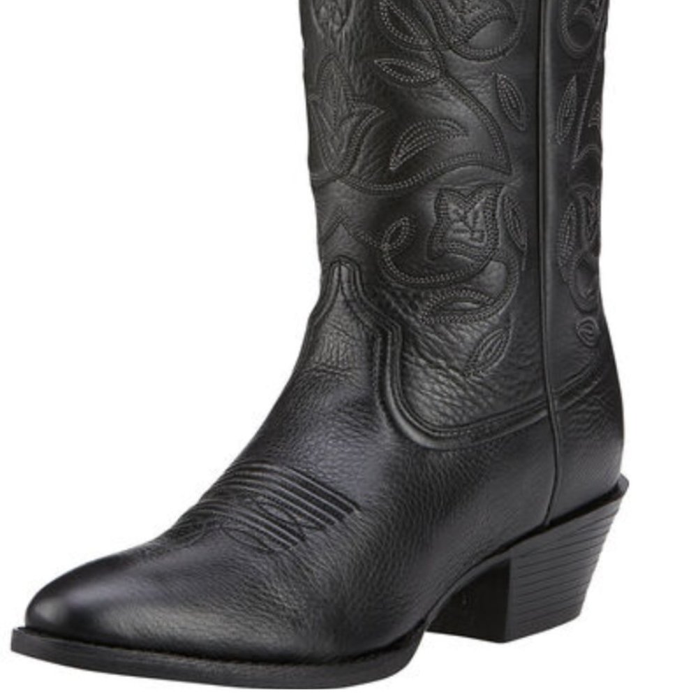 Black Vintage Cowboy Boots
